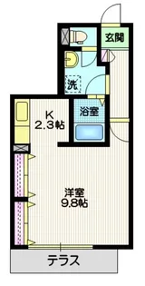 クレスト自由が丘【1階】の間取り