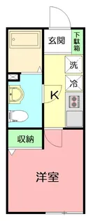 フローラ湘南茅ヶ崎【2階】の間取り