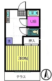 サンライトハウス【1階】の間取り