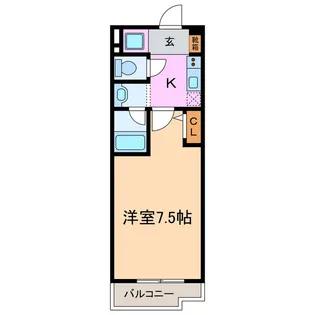 アーバンポイント豊田【14階】の間取り