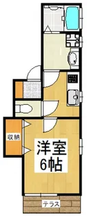 エヴァーグレース【2階】の間取り