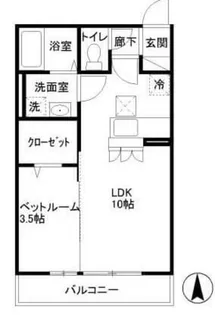 グランドソレーユ【1階】の間取り