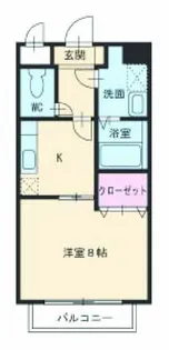ジョイフルM3【1階】の間取り