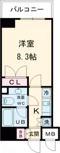 ヴェルト平井【9階】の間取り