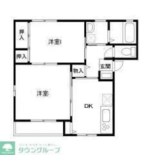 サンビアンO棟【2階】の間取り