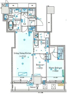 MID TOWER GRAND【27階】の間取り