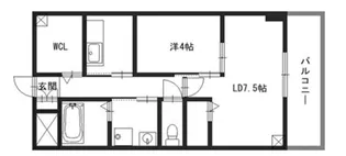 グレースコート【1階】の間取り