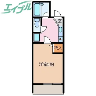 ドエル小古曽【1階】の間取り