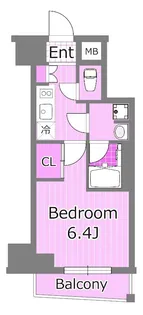 シーフォルムシンコヤス【4階】の間取り