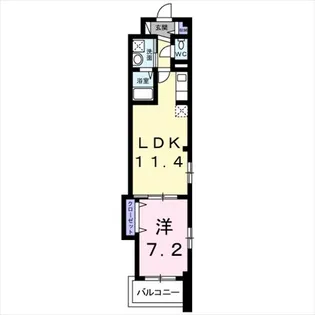 メゾン中田出井【3階】の間取り