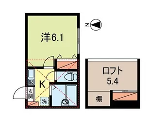 エクセルフォルム新高円寺【1階】の間取り