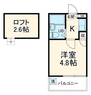 ソリテア綱島【1階】の間取り