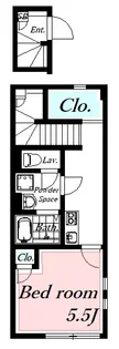 ルレクチェ【2階】の間取り