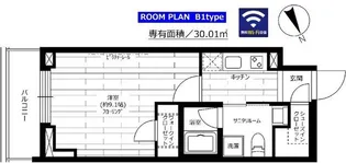グランドコンシェルジュ六本木【1階】の間取り
