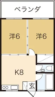 サンハイツ上沢2【4階】の間取り