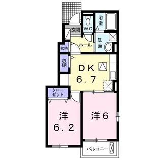 プランタン【1階】の間取り