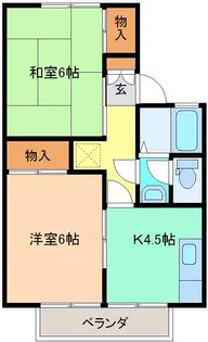 メゾンミヤマコーポラス A【2階】の間取り