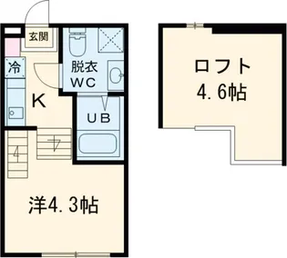 レガーミ【2階】の間取り