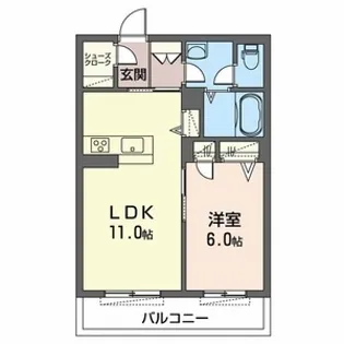 Greenageちがさき【3階】の間取り