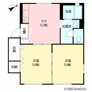 シャーメゾンF【1階】の間取り
