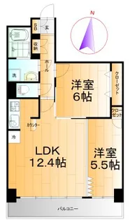フォーシーズン開成山公園【10階】の間取り