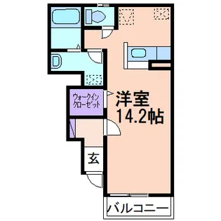クレメント【1階】の間取り