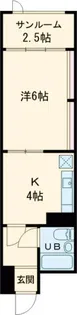 プラザローヤル5【7階】の間取り