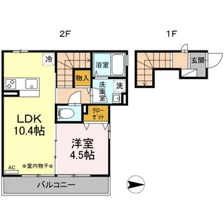 ヒルハイランド【2階】の間取り