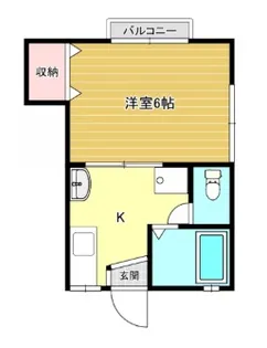 泉ハイツ【2階】の間取り