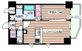 エリジオンII【6階】の間取り