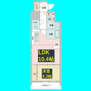ドゥーエ千種【7階】の間取り