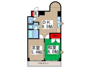 エリス赤尾【3階】の間取り