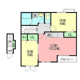 アクティブV【2階】の間取り