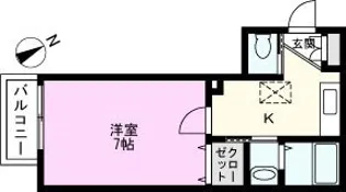 ヒューマンパレス南流山IV【2階】の間取り
