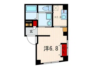Maison de jill KOBE【1階】の間取り