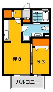 ルシール若松原【1階】の間取り