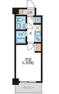 メゾン西馬込【3階】の間取り