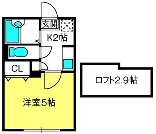 ラウレアk【2階】の間取り
