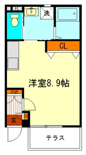 ベルメゾン【1階】の間取り