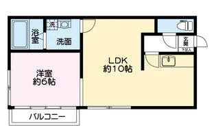 ユーハウス3【1階】の間取り