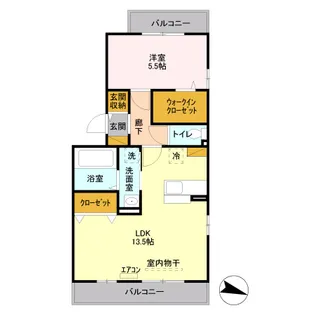 フェイバリッチ新和 B301【3階】の間取り