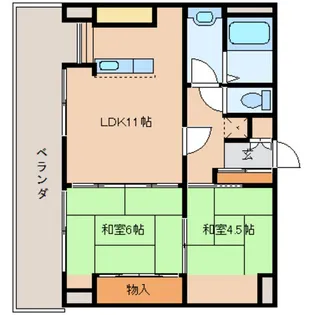 ライジングサンのむら290【3階】の間取り