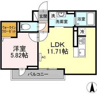 東京都練馬区中村北4【マンション】の間取り
