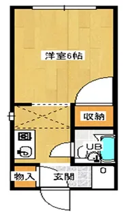 コーポグレープA【2階】の間取り