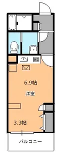 クレア与野本町【3階】の間取り