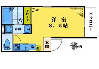 グランシーサー【2階】の間取り