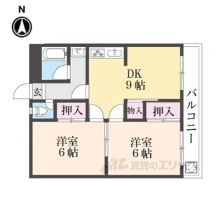 ロイヤルハイツさつき丘【3階】の間取り