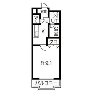 グランヴォワリエ【1階】の間取り