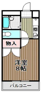 レオパレスクレスト【3階】の間取り