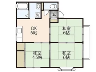 セジュール山田A棟【2階】の間取り